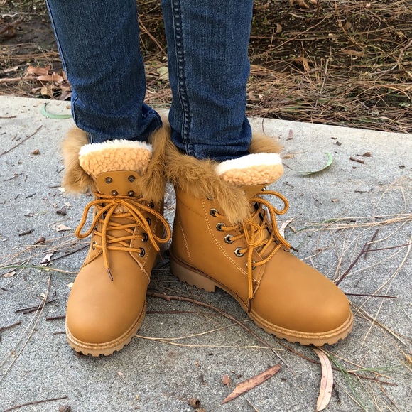 NUBUCK FAUX LEATHER WOMEN BOOTS - Picture 2 of 8